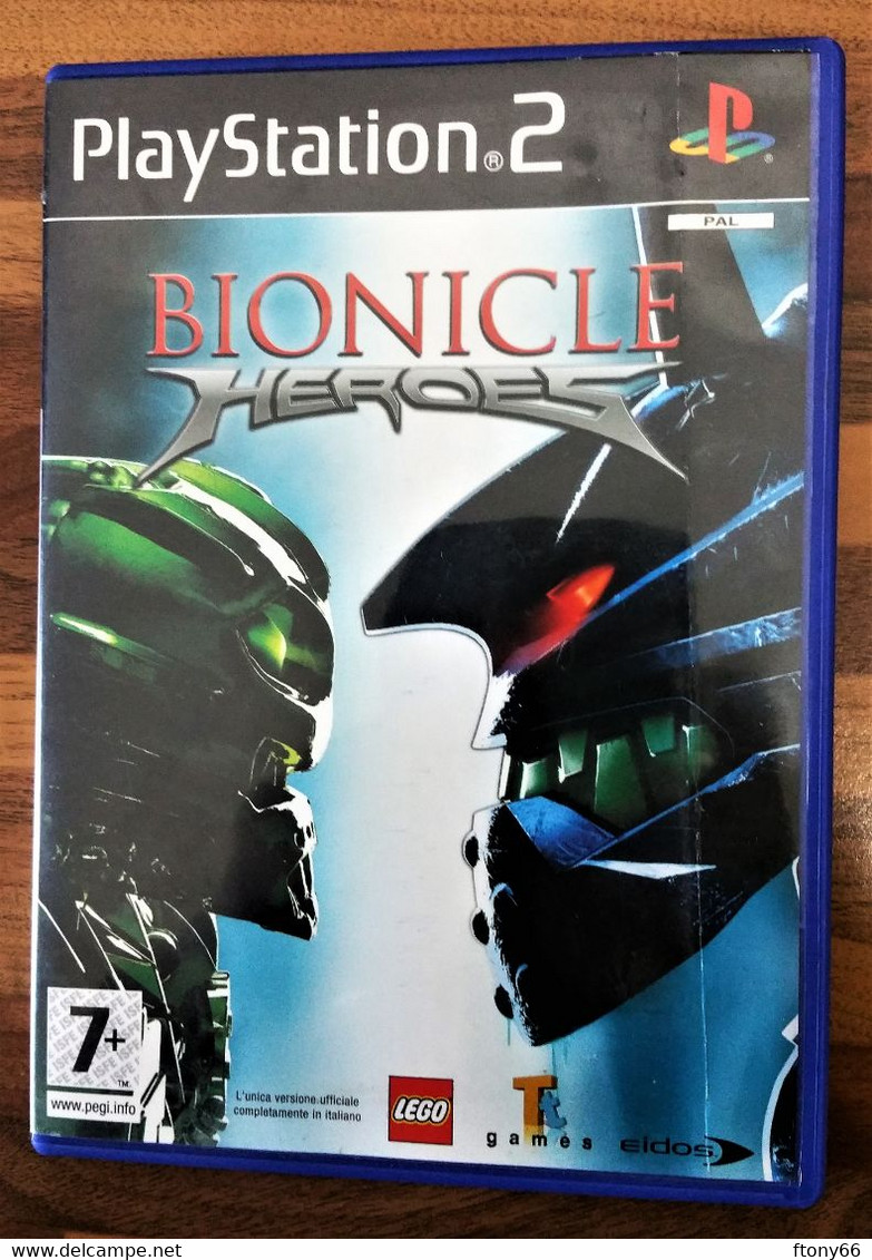 MA21 Gioco PlayStation PS2 "Bionicle Heroes" - Usato Con Manuale ITA - Playstation 2