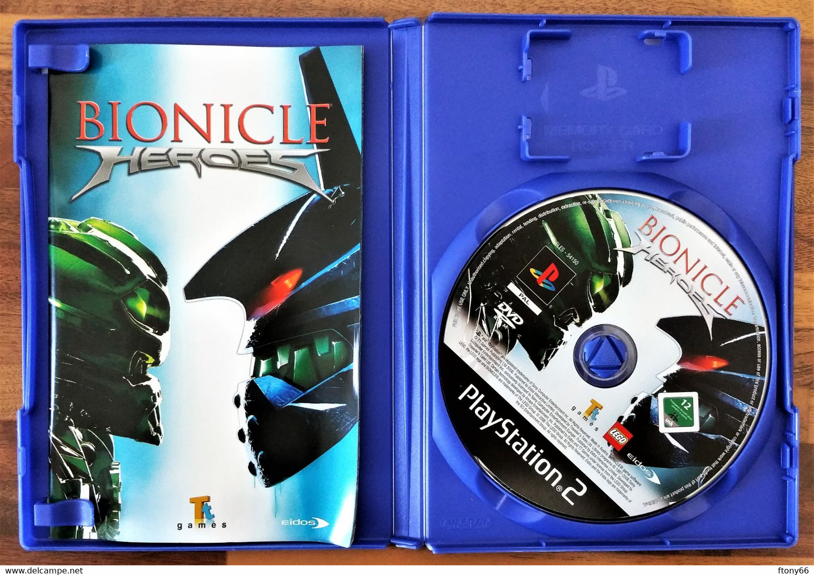 MA21 Gioco PlayStation PS2 "Bionicle Heroes" - Usato Con Manuale ITA - Playstation 2