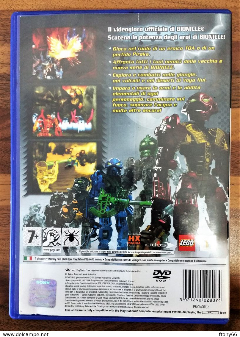 MA21 Gioco PlayStation PS2 "Bionicle Heroes" - Usato Con Manuale ITA - Playstation 2