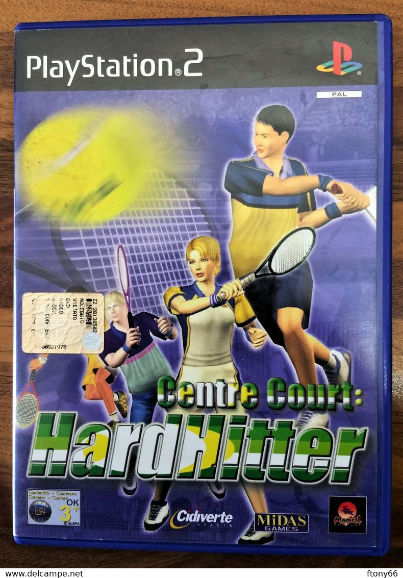 MA21 Gioco PlayStation PS2 "Tennis - Centre Court: HardHitter" - Usato Con Manuale ITA - Playstation 2