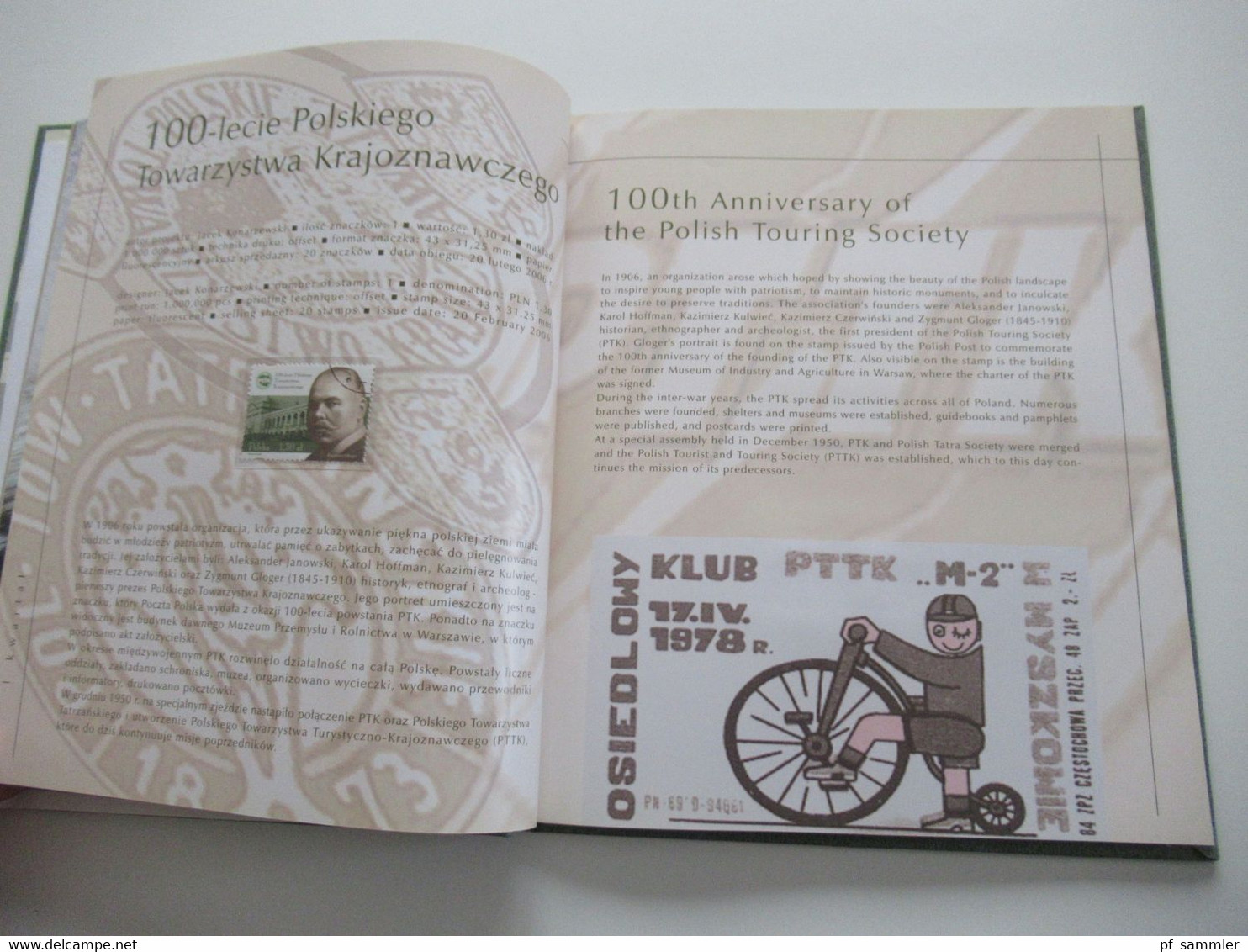 Polen Jahrbuch 2006 Book of Postage Stamps / ksiega znaczkow pocztowych Jahrgang 2006 mit gestempelten Marken / o