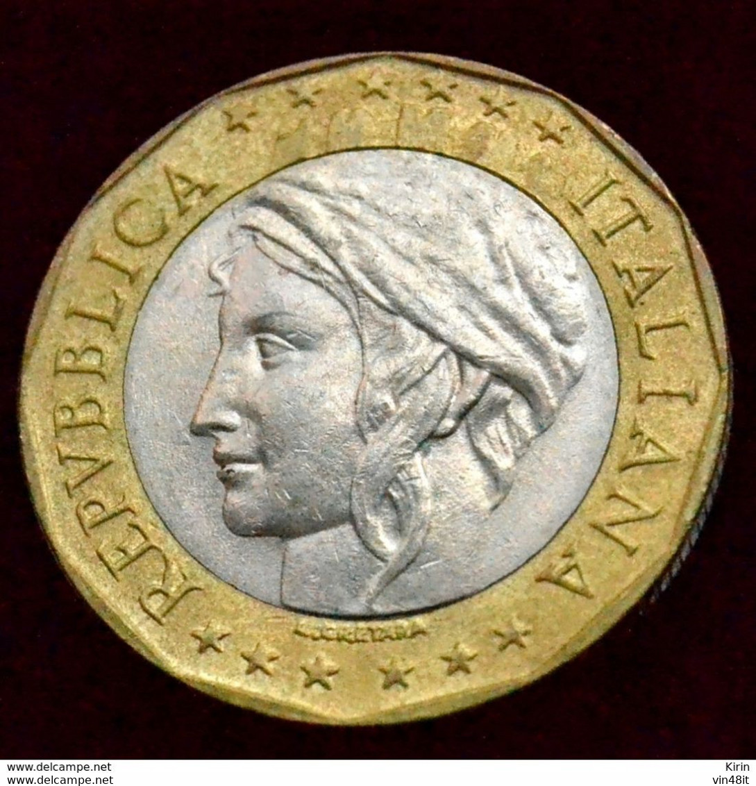 1997 - ITALIA REPUBBLICA -  ITALIA TURRITA - VALORE LIRE  1.000 -  FIOR DI CONIO - 1 000 Liras