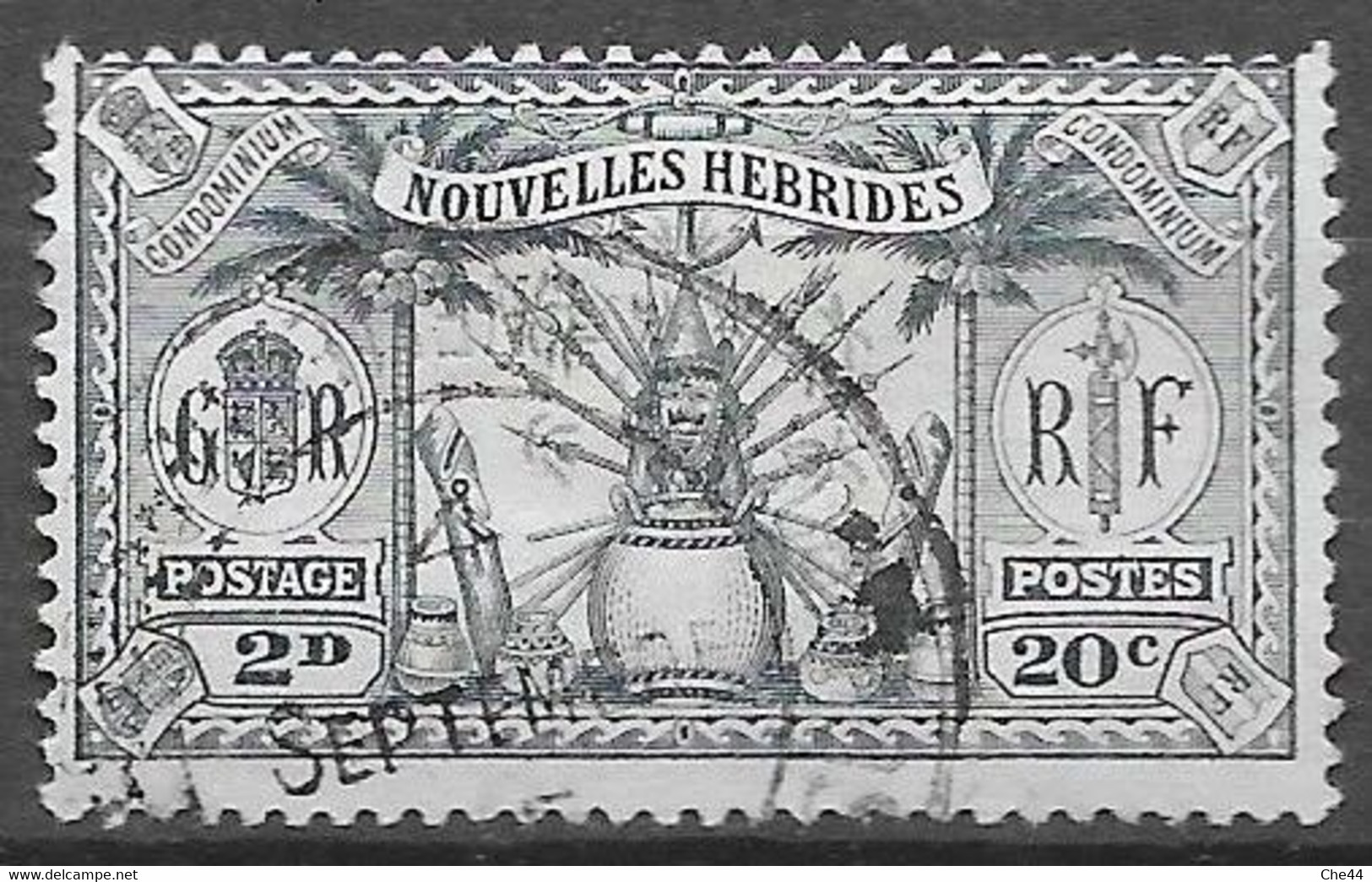 1925 : Valeur En Monnaie Anglaise Et Française. N°82 Chez YT. (Voir Commentaires) - Used Stamps