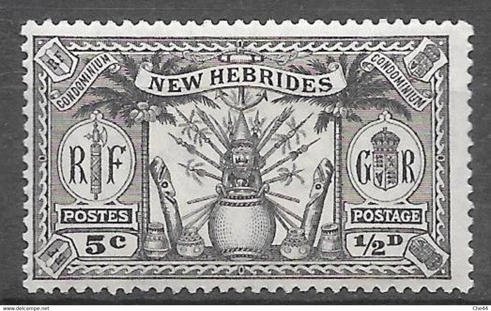 1925 : Valeur En Monnaie Anglaise Et Française. N°91 Chez YT. (Voir Commentaires) - Unused Stamps
