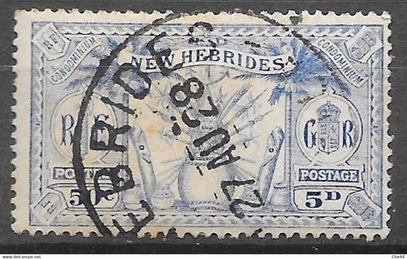 1925 : Valeur En Monnaie Anglaise Et Française. N°95 Chez YT. (Voir Commentaires) - Used Stamps
