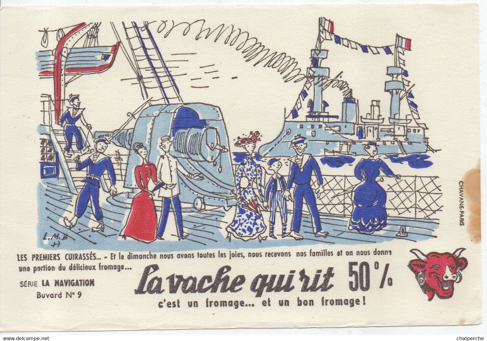 LOT 10  BUVARDS BLOTTING PAPER FROMAGE LA VACHE QUI RIT SÉRIE COMPLÈTE LA NAVIGATION 1/10 BATEAU VOILIER GALÈRE