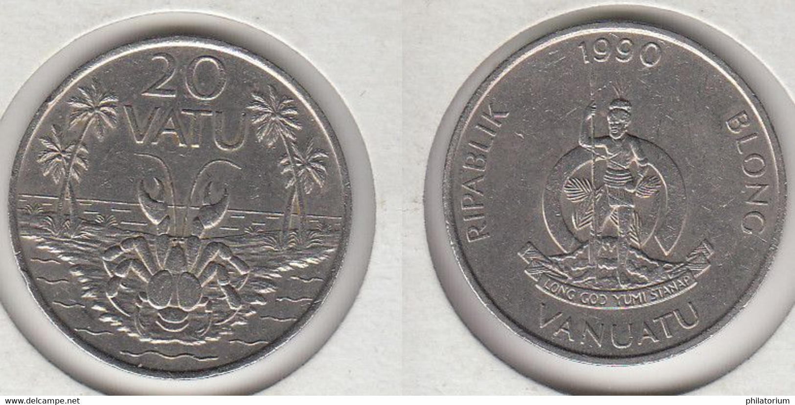 Vanuatu  20 Vatu 1990 (Nouvelles Hebrides) - Vanuatu