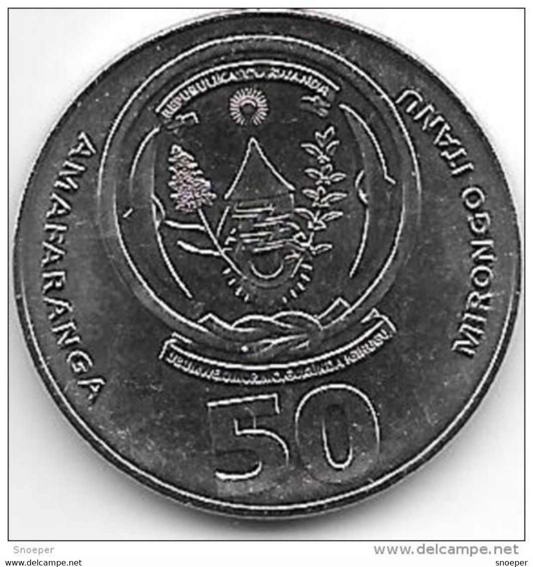 Rwanda 50 Francs 2003  Km26 - Rwanda