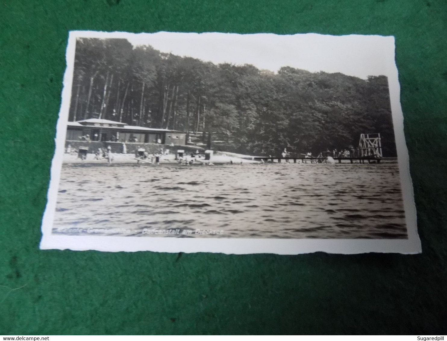 VINTAGE GERMANY: Malente Badeanstalt Am Diecksee Sepia Schoning - Malente-Gremsmuehlen