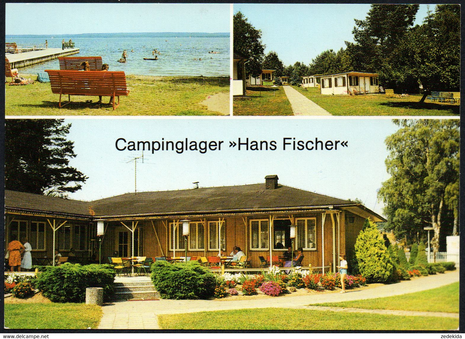 E7822 - TOP Plau Campinglager Hans Fischer - Bild Und Heimat Reichenbach - Plau