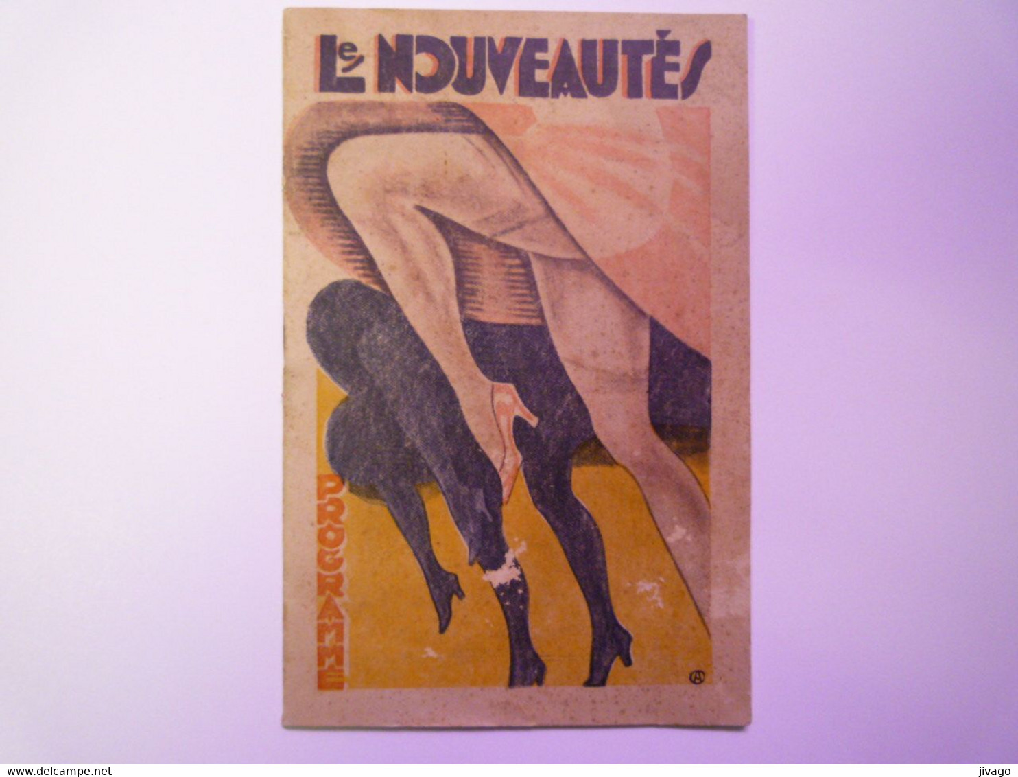 2021 - 619  THEÂTRE Des NOUVEAUTES  :  PROGRAMME De La SAISON  1931 - 1932   XXX - Programmes