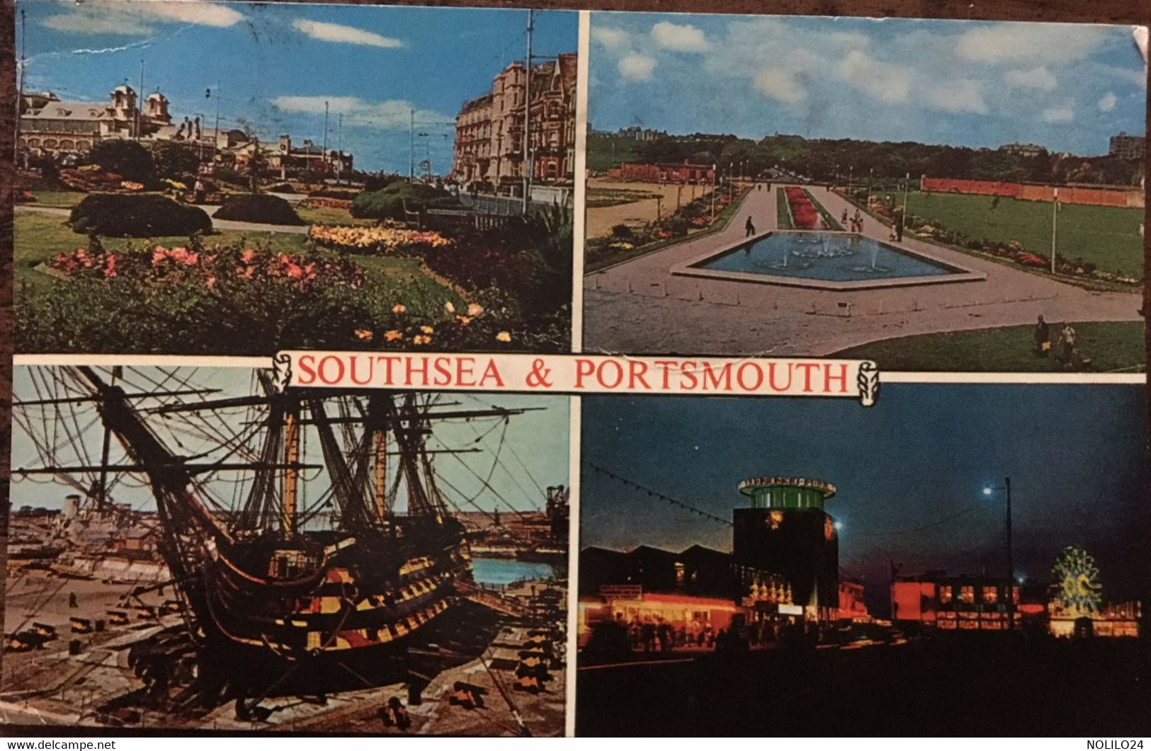 Cpm, Southsea And Portsmouth, Multi View, écrite En 1971, - Portsmouth