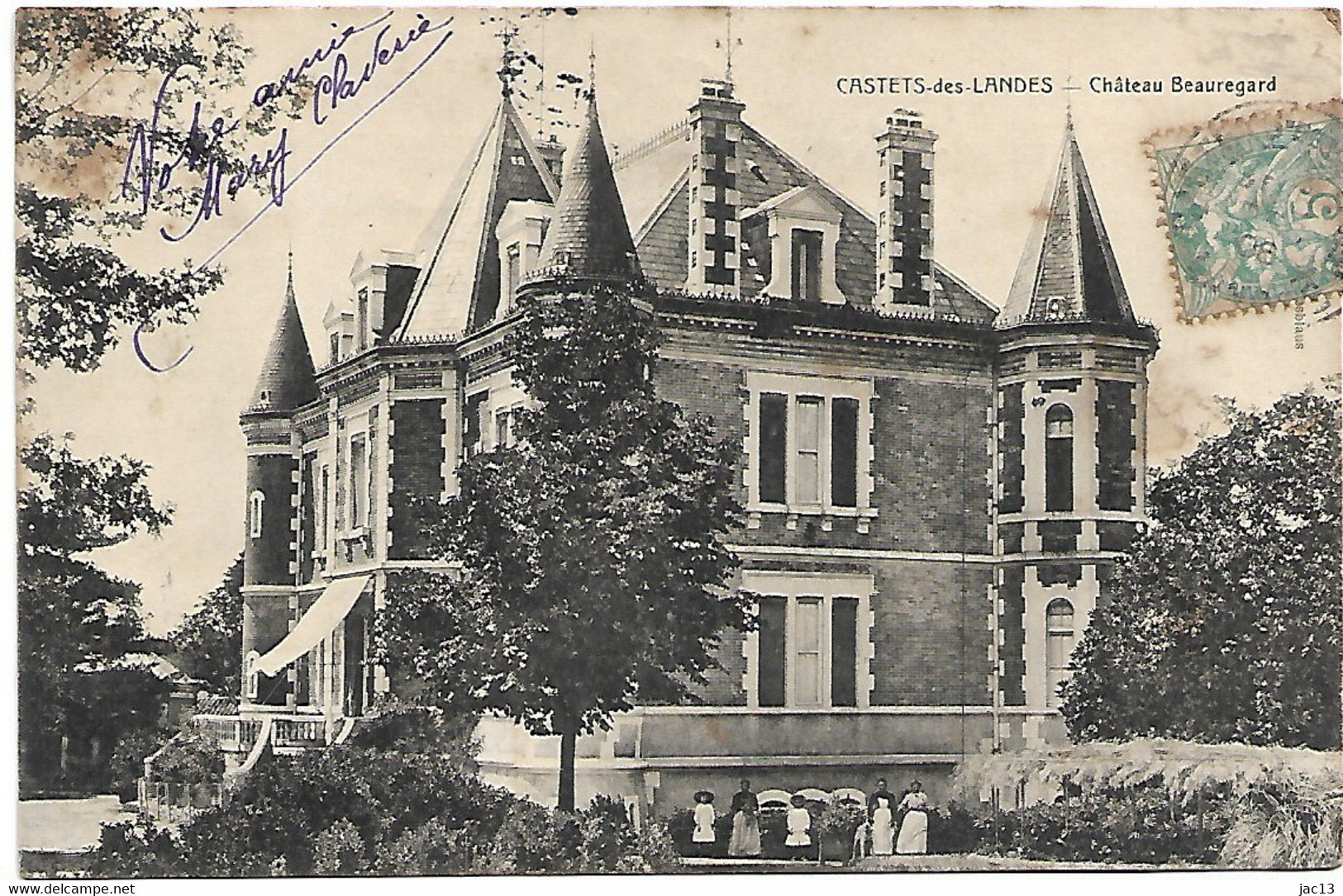 L100H552 - Castets-des-Landes - Château Beauregard - Castets