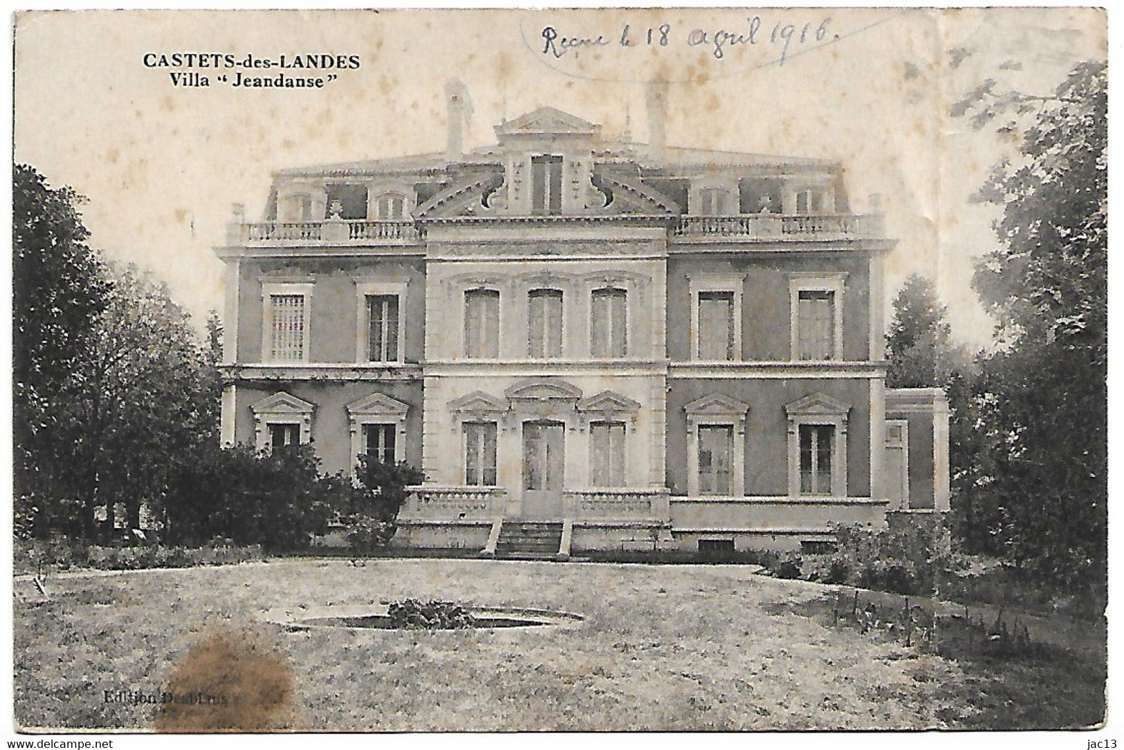 L100H555 - Castets-des-Landes - Villa "Jeandanse" - Castets