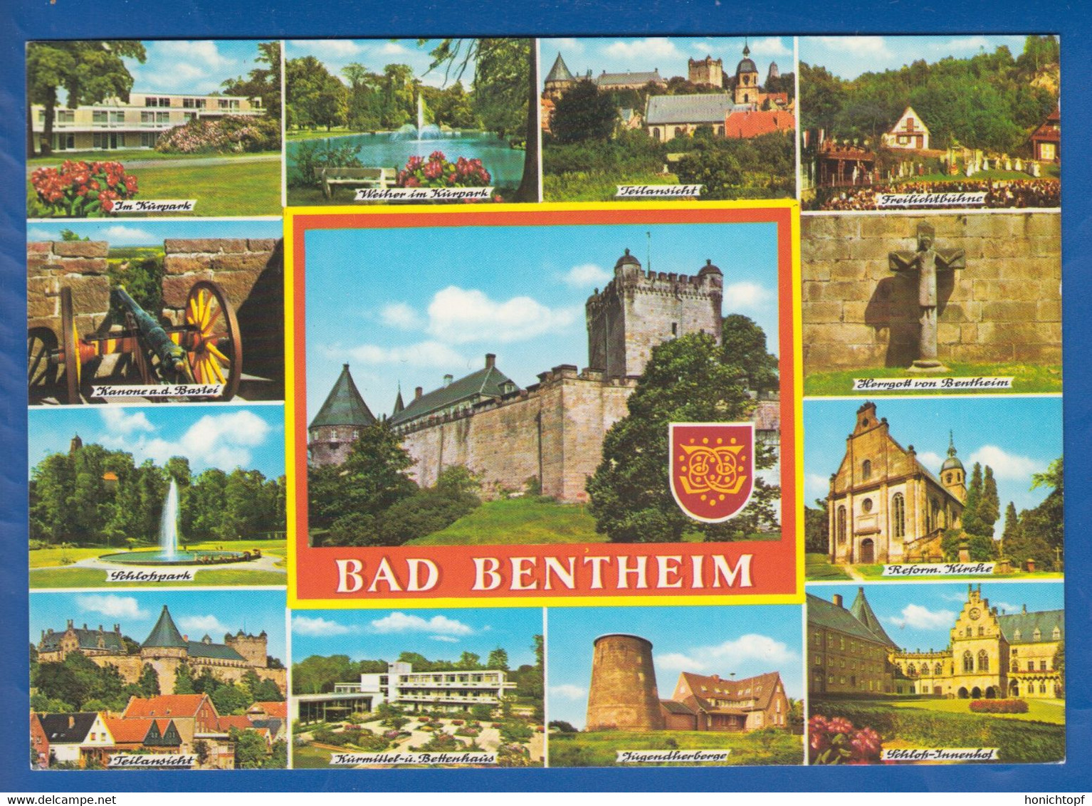 Deutschland; Bentheim; Multibildkarte - Bentheim