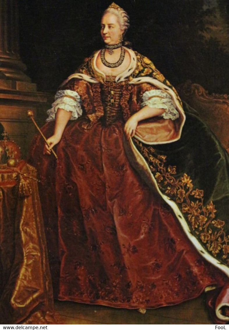 ART Portrait De L'Impératrice Marie-Thérèse D'Autriche Peinture WENZEL POHL Painting  Empress Maria Theresa Of Austria - Paintings