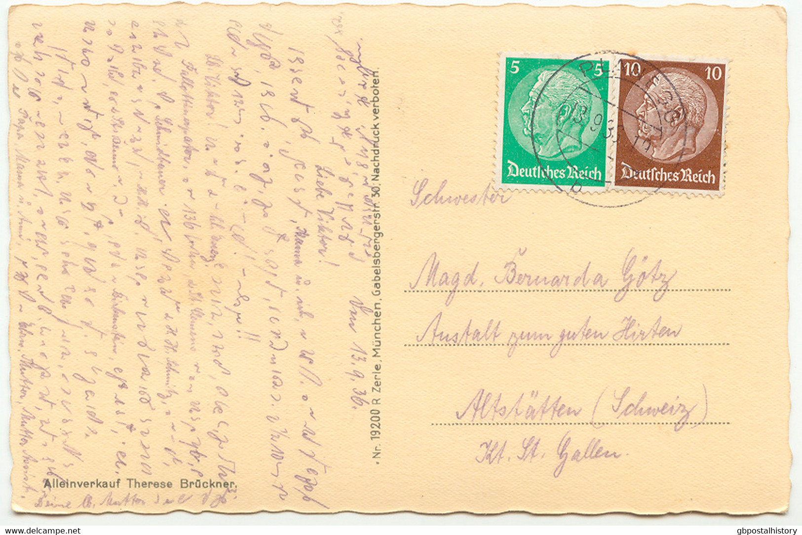 PLANEGG, 1936, S/w AK Wallfahrtskapelle Maria Eich, Rs. K2 "PLANEGG", TOP-Erhaltung (Erhaltung 4-5 Von 5 Sternen) - Graefelfing