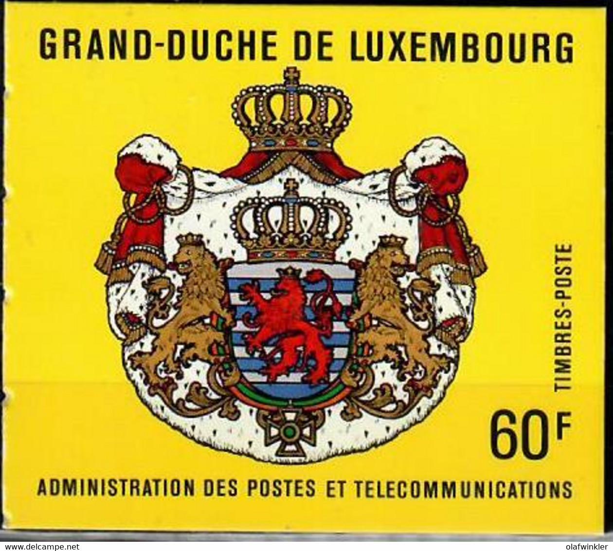 1989 Avènement Du Grand-Duc Jean Mi MH 2 / YT C1175 / Sc 810-1 Neuf Sans Charniere / Postfrisch / MNH [kms] - Booklets