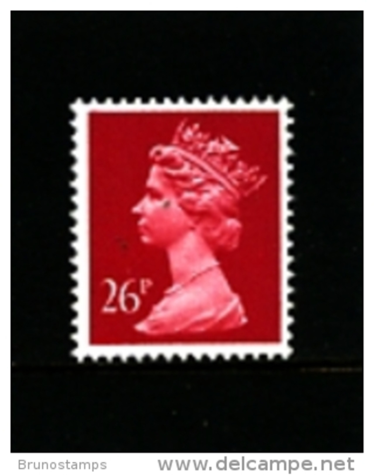 GREAT BRITAIN - 1987  MACHIN  26p.  RED  Type II   MINT NH  SG  X971b - Machins