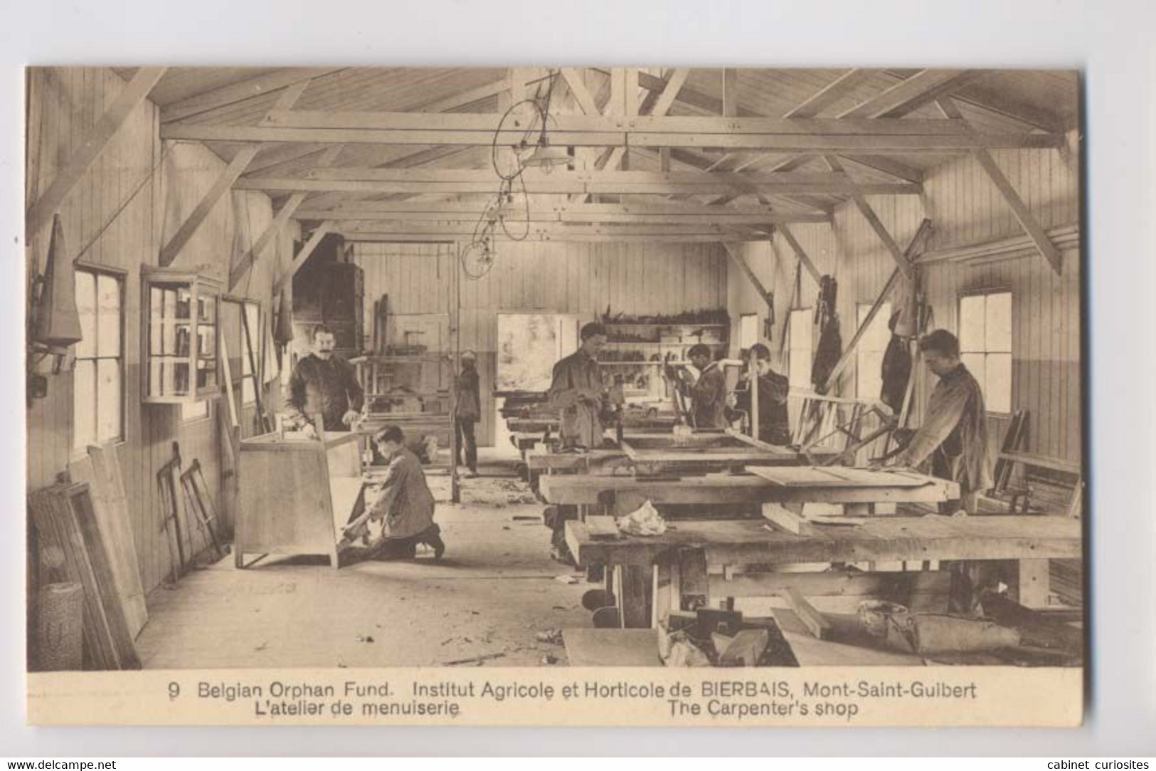 Mont-Saint-Guibert - Institut Agricole Et Horticole De Bierbais - L'atelier De Menuiserie - Animée - RARE - Mont-Saint-Guibert