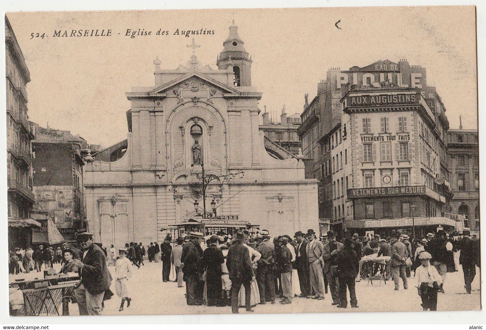 13] Bouches-du-Rhône > Marseille > EGLISE DES AUGUSTINS-NON  CIRCULEE - Monuments