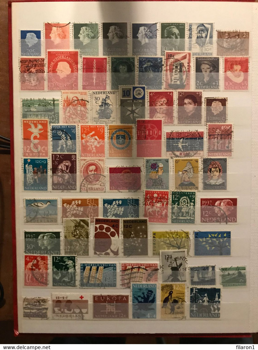 Netherland Lot 1250 Used Stamps All Different - Collections