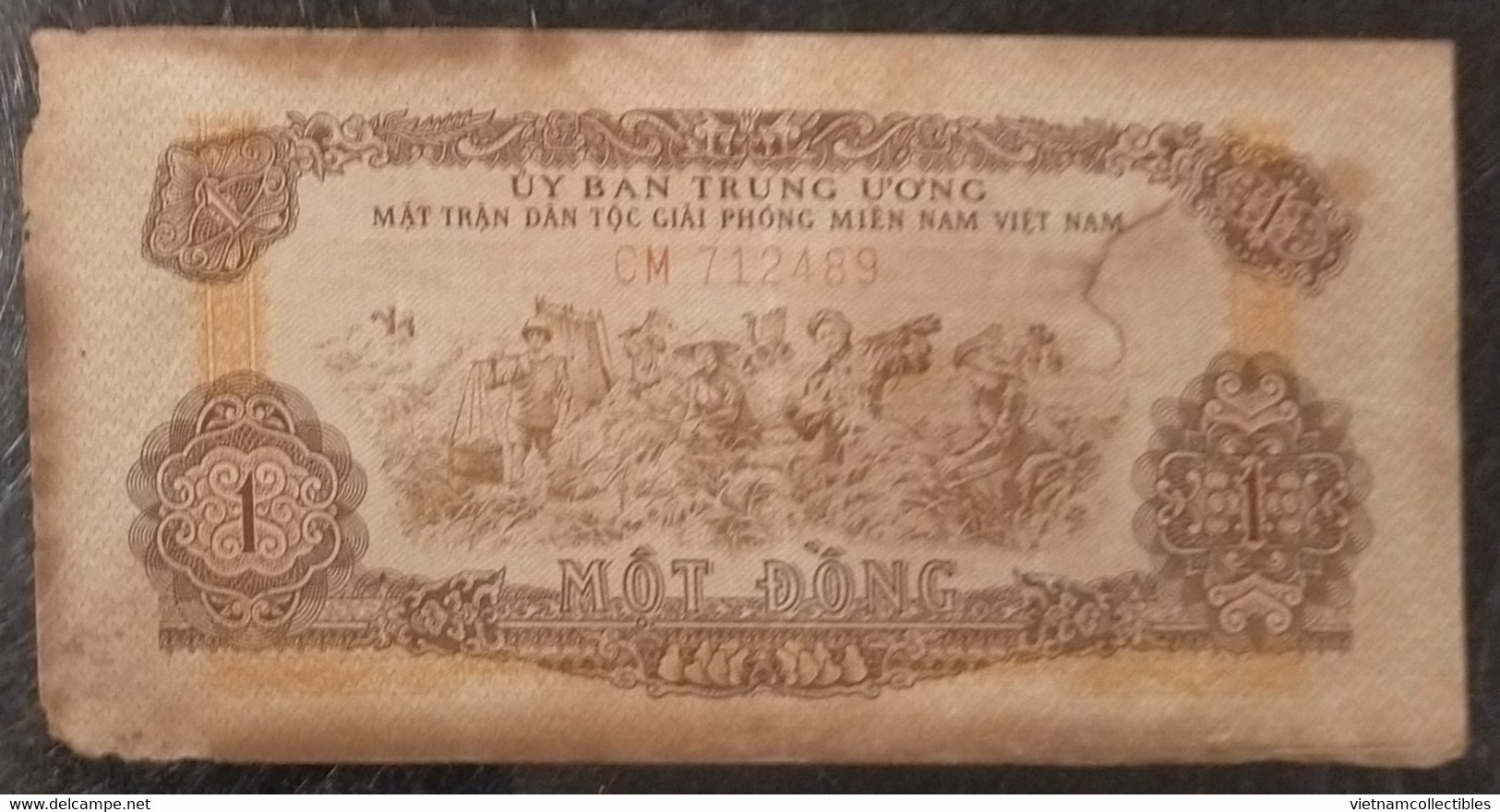 Vietnam Viet Nam 1 Dong Good Banknote Note 1963 - Pick#R4 / 02 Photo - Vietnam