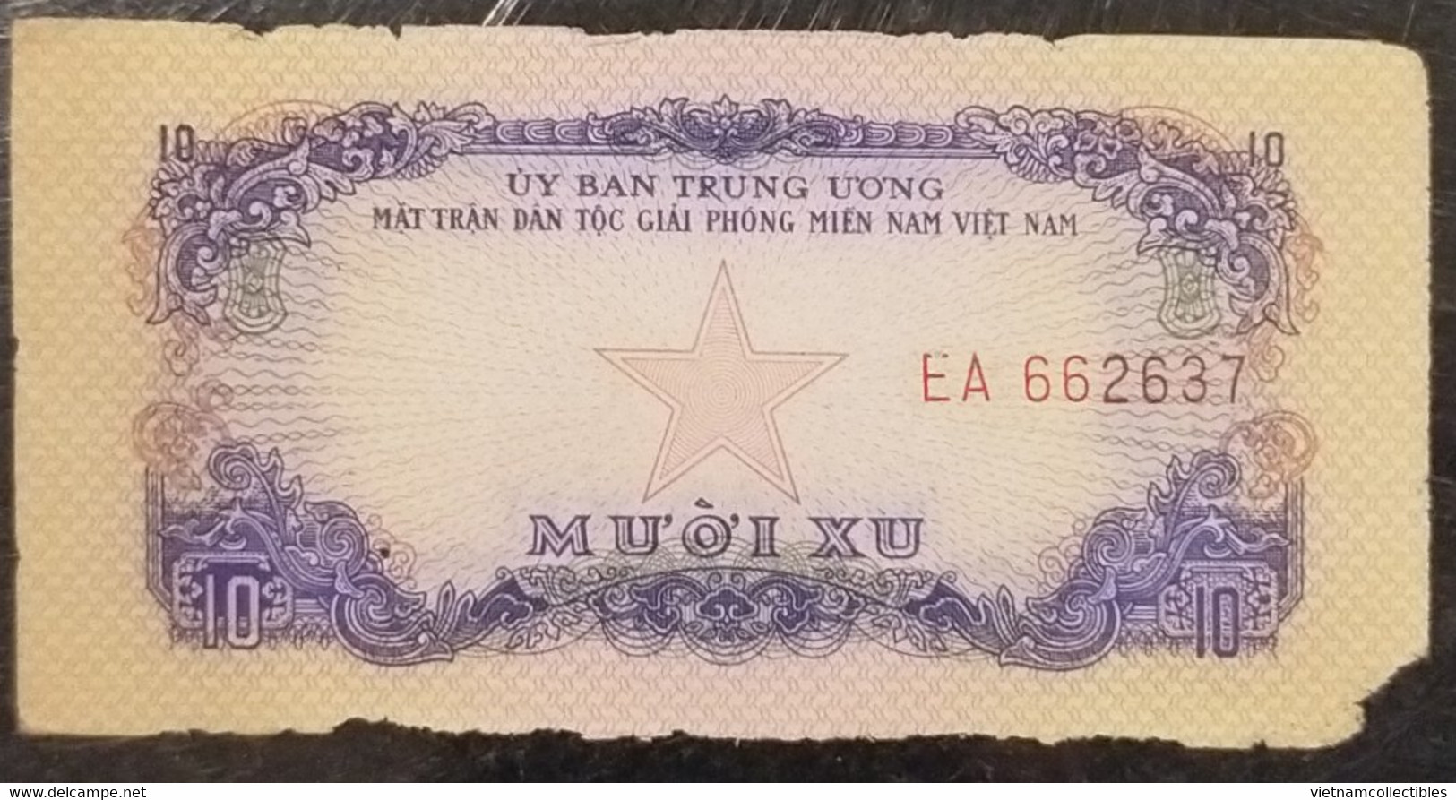 Vietnam Viet Nam 10 Xu Good Banknote Note 1963 - Pick#R1 / 02 Photo - Vietnam