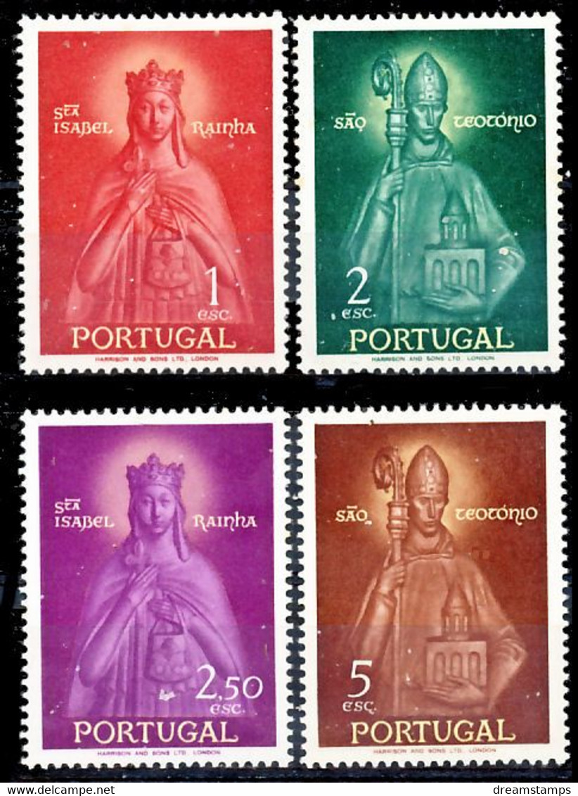 !										■■■■■ds■■ Portugal 1958 AF#835-838** Isabel And St.Teotónio Set (SALE) - Altri & Non Classificati