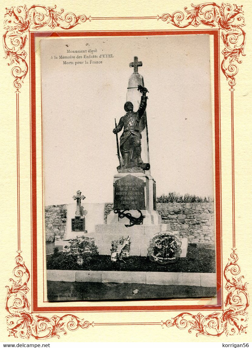 ETEL *** LE MONUMENT AUX MORTS *** GUERRE 1914/1918 *** - Etel