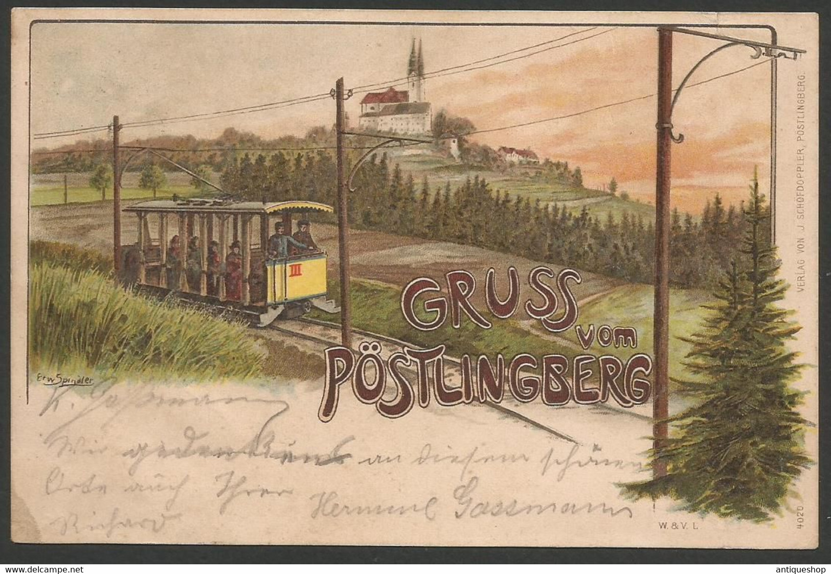 Austria-----Pöstlingberg-----old Postcard - Linz Pöstlingberg