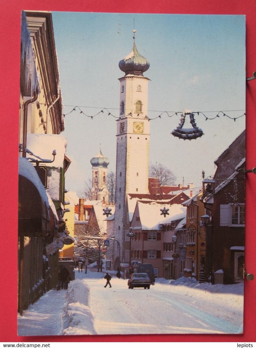 Visuel Très Peu Courant - Allemagne - Wintersportplatz Isny Im Allgäu Mit Bläserturm - R/verso - Isny