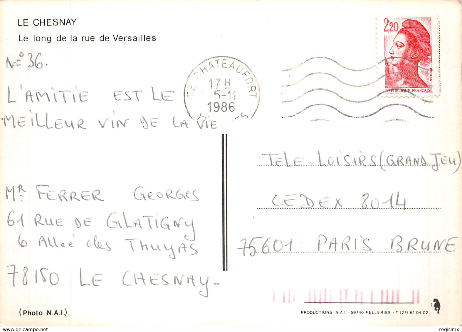 78-LE CHESNAY-N°2167-C/0127 - Le Chesnay