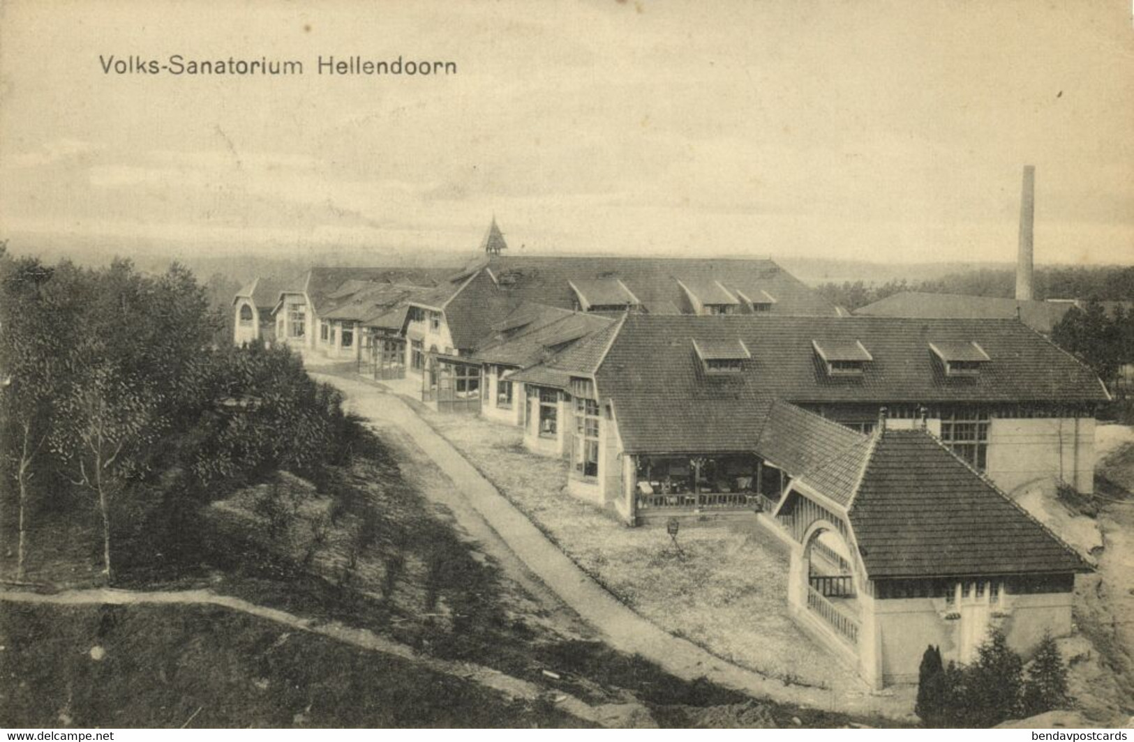 Nederland, HELLENDOORN, Volks-Sanatorium (1910s) Ansichtkaart - Hellendoorn