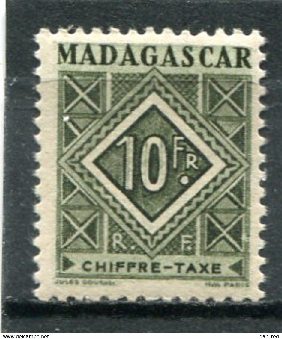 MADAGASCAR  N°  39 **  (Taxe)  (Y&T)  (Neuf) - Portomarken