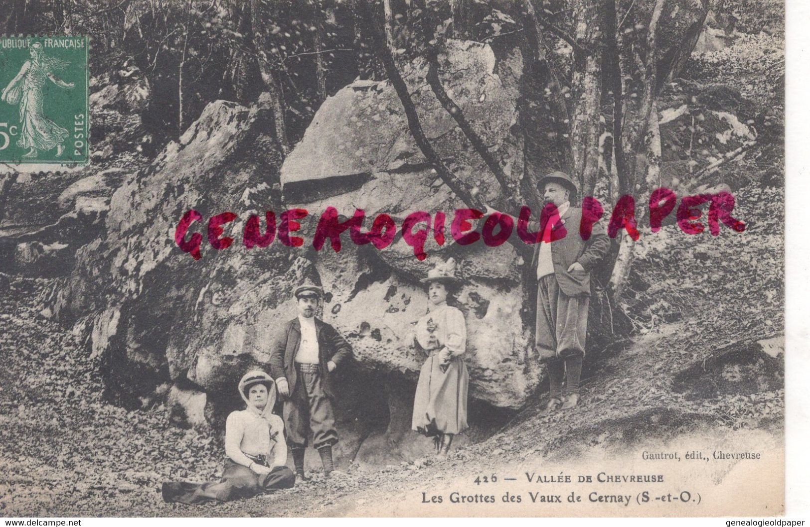 78 - VAUX DE CERNAY- LES GROTTES  VALLEE DE CHEVREUSE - Vaux De Cernay