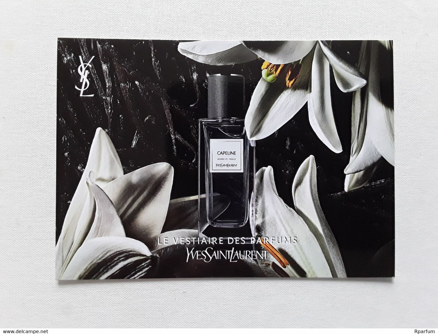 YSL  "  CAPELINE   "  Carte Postale   "  2 Photos  R/V ! - Modern (from 1961)