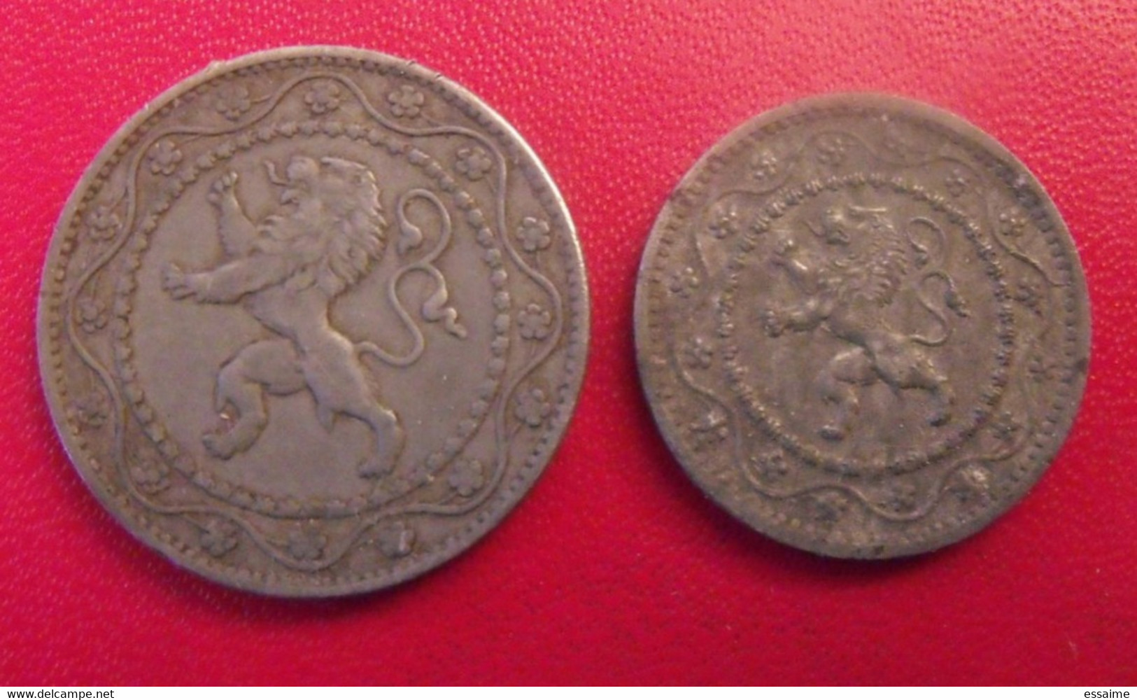 Belgique Belgie. 10 & 25 Centimes 1916 - 25 Centimes