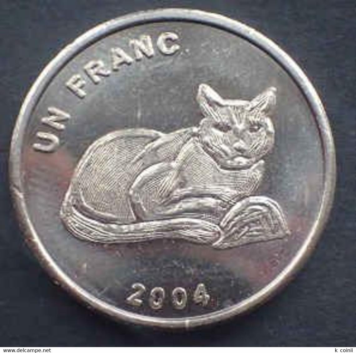 Congo Dem Republic - 1 Franc 2004 - Congo (République Démocratique 1998)