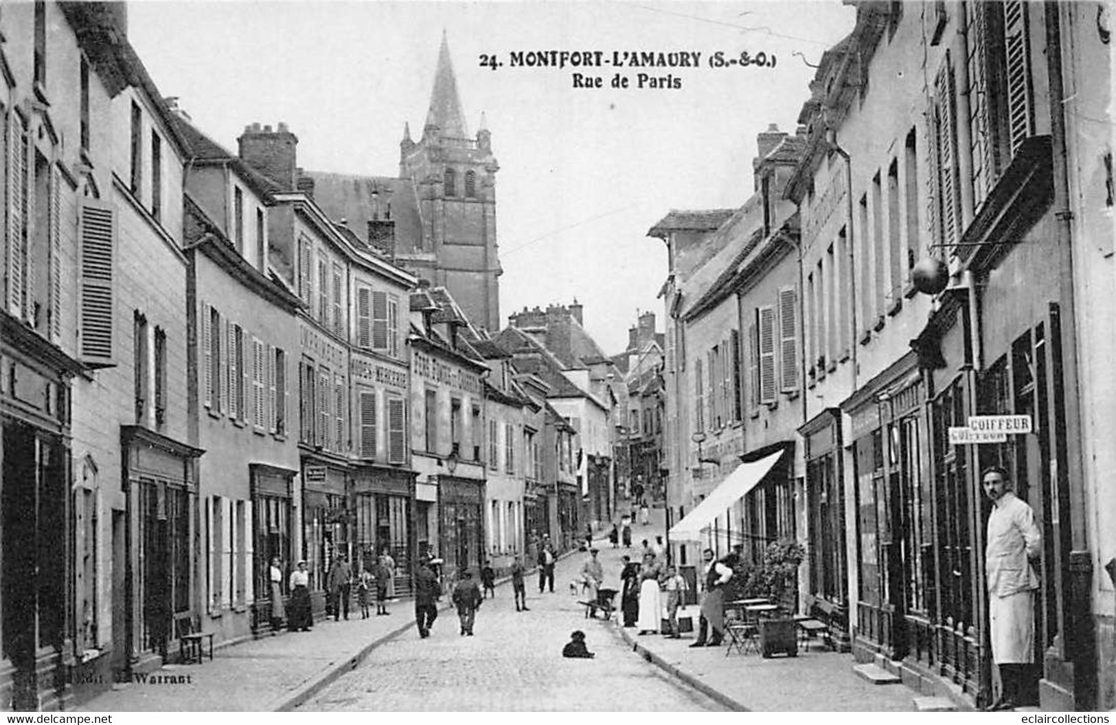 Montfort L'Amaury           78       Rue De Paris  . Commerces Dont Coiffeur   (voir Scan) - Montfort L'Amaury