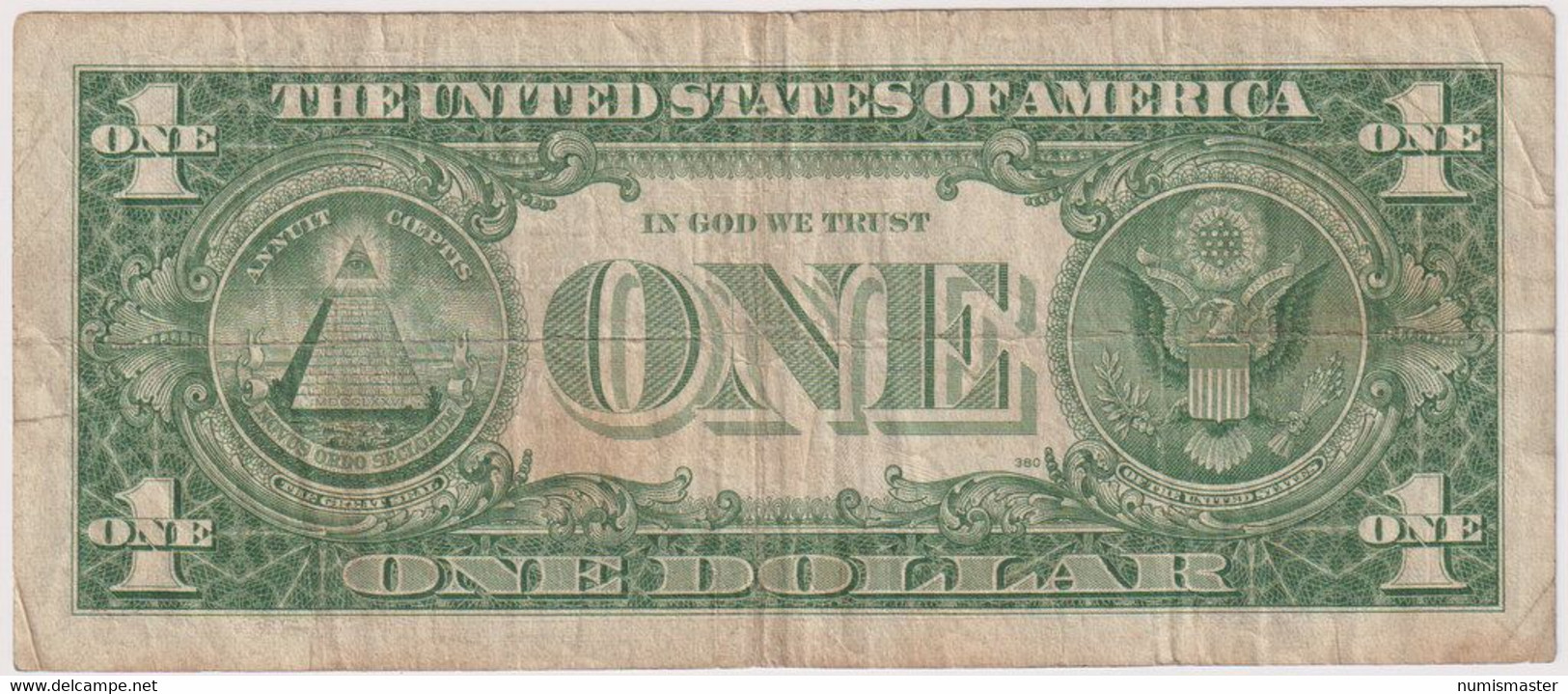 1 DOLLAR , SILVER CERTIFICATE SERIES 1957 A - Silver Certificates (1928-1957)