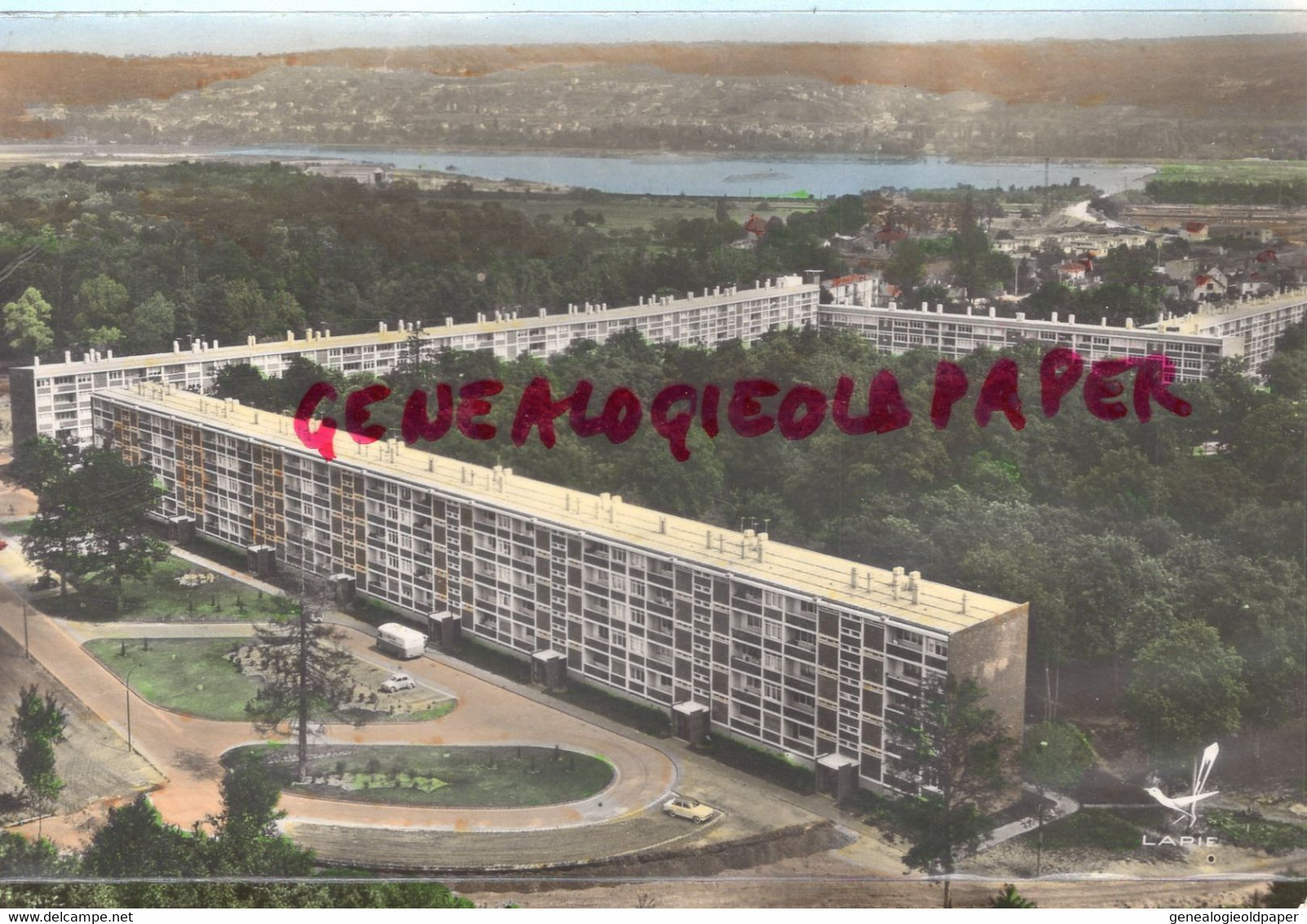 78- VERNEUIL SUR SEINE - LA GARENNE  CITE HLM - VUE AERIENNE LAPIE N° 10 -YVELINES - Verneuil Sur Seine