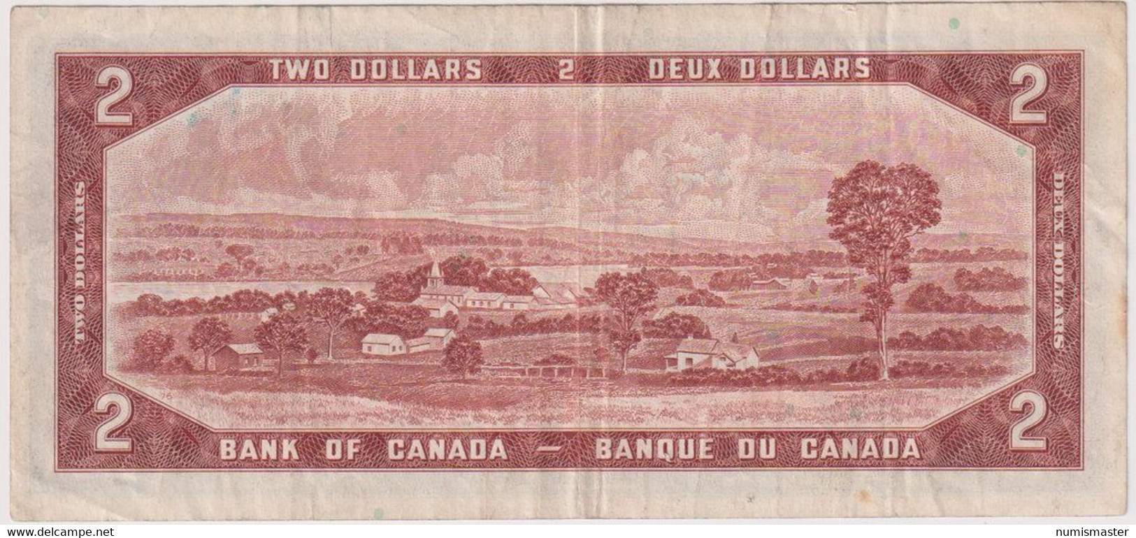 CANADA 2 DOLLARS SERIES 1954 , SIGN . BAETTIE - RASMINSKY - Kanada