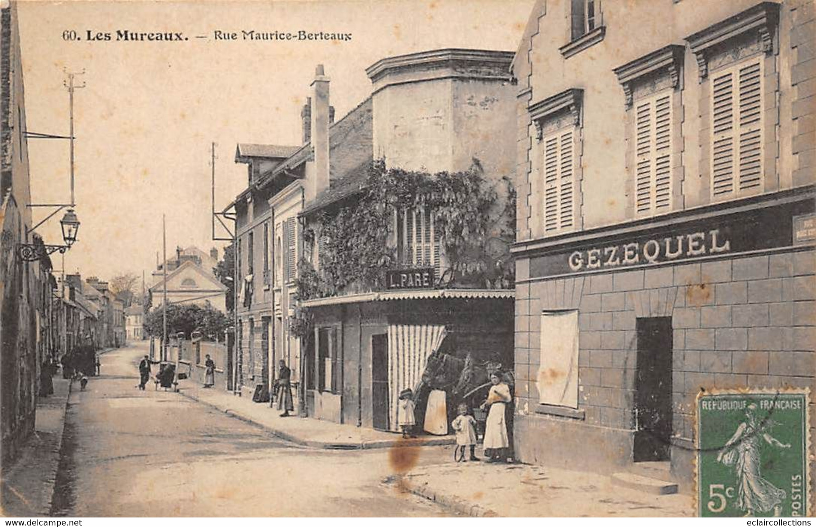 Les Mureaux           78         Rue Maurice Berteaux. Maison Gézéquel             (voir Scan) - Les Mureaux