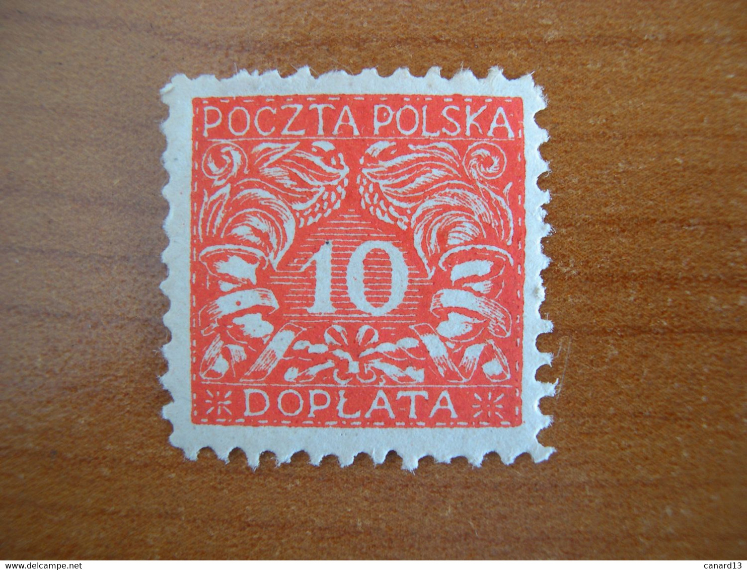 Pologne N° T 14 Neuf (*) - Dienstzegels