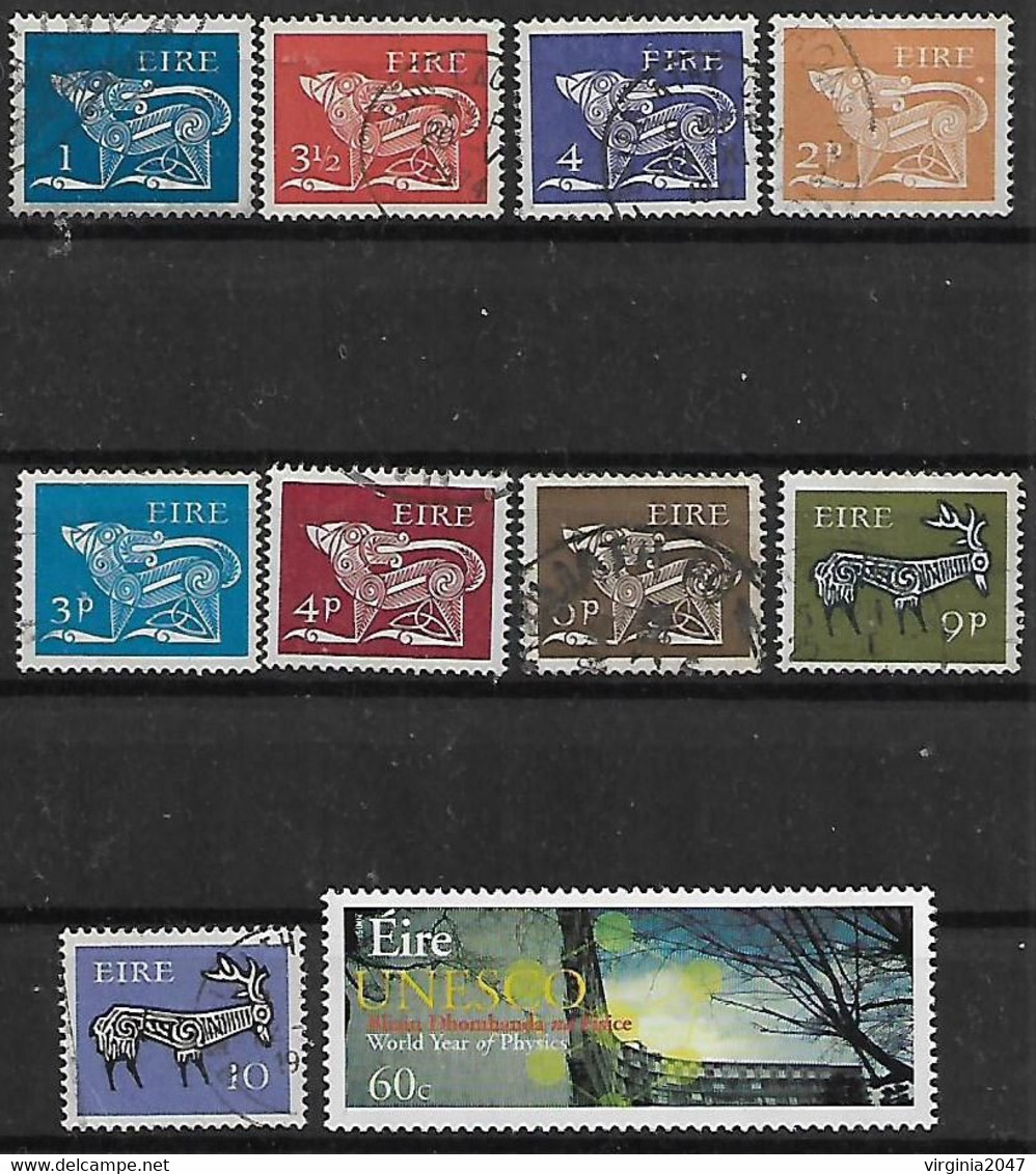 1971 Irlanda Animales-unesco 10v. - Otros & Sin Clasificación