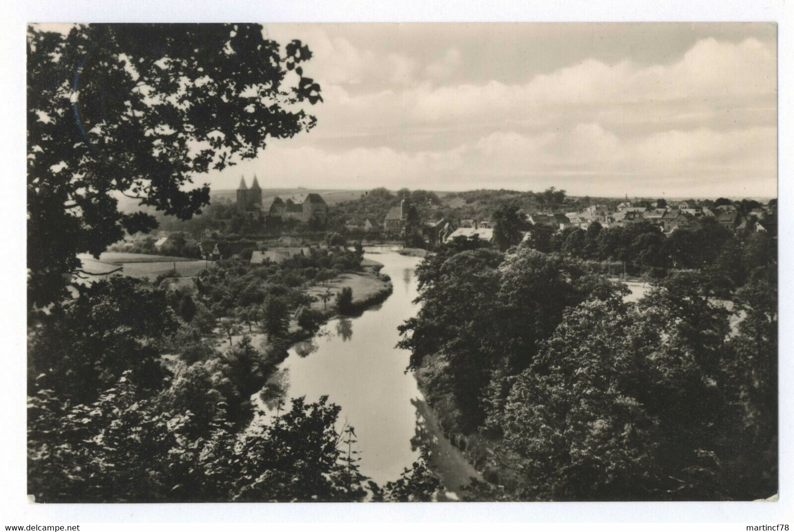 Rochlitz (Sachs) Blick über Die Mulde Gel. 1966 Postkarte Ansichtskarte - Rochlitz