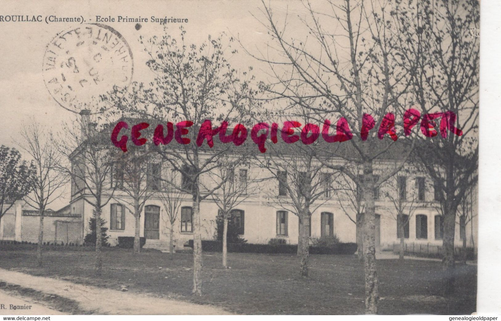 16- ROUILLAC - ECOLE PRIMAIRE SUPERIEURE  -CHARENTE  1910 - Rouillac