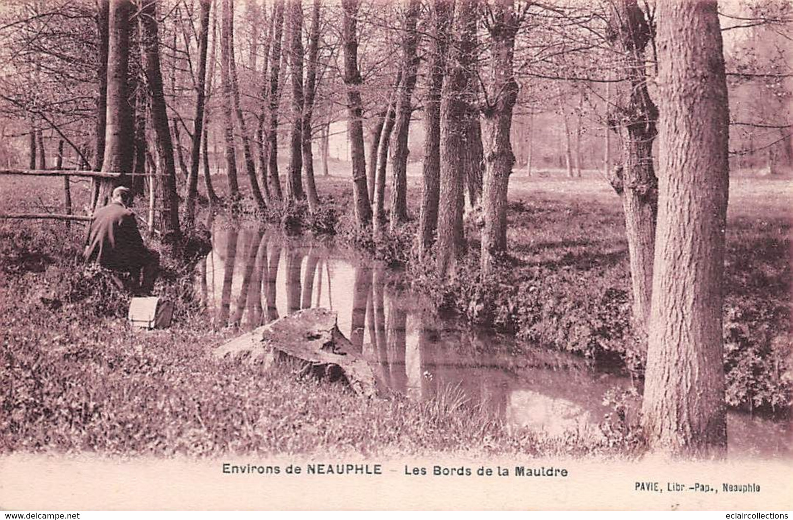 Neauphle Le Château        78       Les Bords De La Mauldre             (voir Scan) - Neauphle Le Chateau