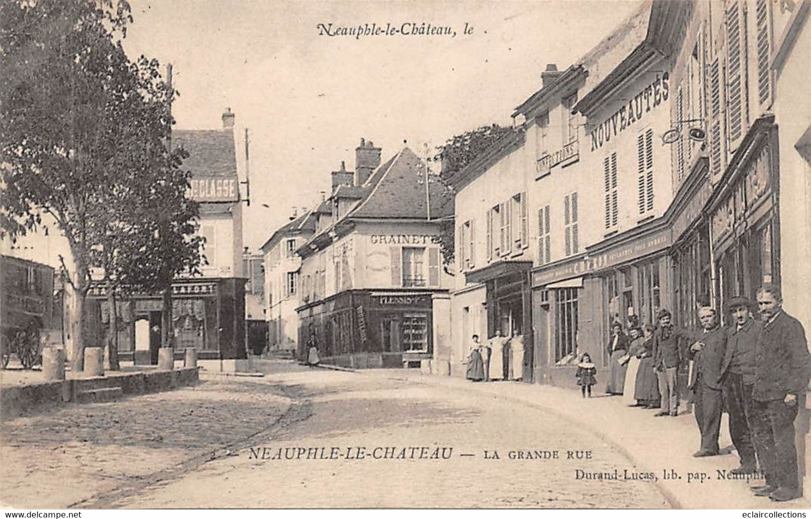 Neauphle Le Château        78         La Grande Rue .Commerces    - 4 -       (voir Scan) - Neauphle Le Chateau